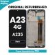 Samsung Galaxy A23 4G A235 2022 LCD Screen Replacement with Digitizer Assembly [With Frame] [Original Refurbished] [Black]