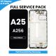 Samsung Galaxy A25 5G A256 2023 OLED Screen Replacement with Digitizer Assembly [With Frame] [Service Pack] [Brave Black]