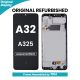 Samsung Galaxy A32 A325 OLED Screen Replacement with Digitizer Assembly [With Frame] [Original Refurbished] [Awesome Black]