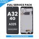 Samsung Galaxy A32 4G A325 LCD Screen Replacement with Digitizer Assembly [With Frame] [Service Pack] [Awesome Black]