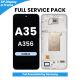 Samsung Galaxy A35 A356 2024 OLED Screen Replacement with Digitizer Assembly [With Frame] [Service Pack] [Awesome Iceblue]