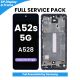 Samsung Galaxy A52s 5G (A528) 2021 OLED Screen Replacement with Digitizer Assembly [with Frame] [Service Pack] [Awesome Purple]