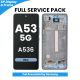 Samsung Galaxy A53 5G A536 2022 OLED Screen Replacement with Digitizer Assembly [with Frame] [Service Pack] [Blue]