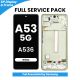 Samsung Galaxy A53 5G A536 2022 OLED Screen Replacement with Digitizer Assembly [with Frame] [Service Pack] [White]