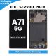 Samsung Galaxy A71 5G A716 LCD Screen Replacement with Digitizer Assembly [With Frame] [Service Pack] [Black]