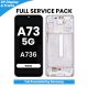 Samsung Galaxy A73 5G A736 2022 OLED Screen Replacement with Digitizer Assembly [With Frame] [Service Pack] [White]
