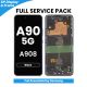 Samsung Galaxy A90 5G (A908) LCD Screen Replacement with Digitizer Assembly [With Frame] [Service Pack] [Black]