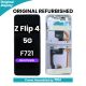 Samsung Galaxy Z Flip 4 5G F721 2022 OLED Screen Replacement with Digitizer Assembly [With Frame] [High Quality] [Bora Purple]