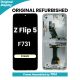 Samsung Galaxy Z Flip 5 F731 OLED Screen Replacement with Digitizer Assembly [With Frame] [High Quality] [Cream]