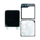 Samsung Galaxy Z Flip 6 F741 Back Rear Battery Cover Housing Door Replacement [With Camera Lens] [Aftermarket] [Black]