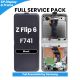 Samsung Galaxy Z Flip 6 F741 OLED Screen Replacement with Digitizer Assembly [With Frame] [Service Pack] [Black]