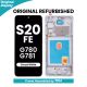 Samsung Galaxy S20FE 4G G780 / 5G G781 OLED Screen Replacement with Digitizer Assembly [With Frame] [Original Refurbished] [Cloud White]