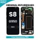 Samsung Galaxy S8 G950 LCD Screen Replacement with Digitizer Assembly [With Frame] [Original Refurbished] [Black]