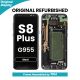 Samsung Galaxy S8 Plus G955 LCD Screen Replacement with Digitizer Assembly [With Frame] [Black] [Original Refurbished]