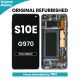 Samsung Galaxy S10E G970 LCD Screen Replacement with Digitizer Assembly [With Frame] [Original Refurbished] [Prism Black]