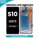 Samsung Galaxy S10 G973 LCD Screen Replacement with Digitizer Assembly [With Frame] [Original Refurbished] [Prism Black]