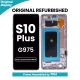 Samsung Galaxy S10 Plus G975 LCD Screen Replacement with Digitizer Assembly [With Frame] [Original Refurbished] [Prism and Ceramic Black]