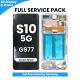 Samsung Galaxy S10 5G G977 LCD Screen Replacement with Digitizer Assembly [With Frame] [Service Centre Part] [Crown Silver]