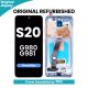 Samsung Galaxy S20 4G G980 / 5G G981 OLED Screen Replacement with Digitizer Assembly [With Frame] [Original Refurbished] [Cloud Blue]