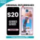 Samsung Galaxy S20 4G G980 / 5G G981 OLED Screen Replacement with Digitizer Assembly [With Frame] [Original Refurbished] [Cloud Pink]