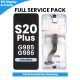 Samsung Galaxy S20 Plus 4G G985 / 5G G986 LCD Screen Replacement with Digitizer Assembly [With Frame] [Without Front Camera] [Service Pack] [Cloud Blue]