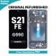 Samsung Galaxy S21FE 5G G990 OLED Screen Replacement with Digitizer Assembly [With Frame] [Original Refurbished] [Graphite]