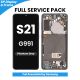 Samsung Galaxy S21 G991 LCD Screen Replacement with Digitizer Assembly [With Frame] [Service Pack] [Phantom Grey]