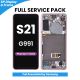 Samsung Galaxy S21 G991 LCD Screen Replacement with Digitizer Assembly [With Frame] [Service Pack] [Phantom Violet]