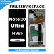 Samsung Galaxy Note 20 Ultra 4G N985 / 5G N986 OLED Screen Assembly [with Frame] [Without Front Camera] [Service Pack] [White]