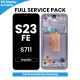 Samsung Galaxy S23 FE S711 OLED Screen Replacement with Digitizer Assembly [With Frame] [Service Pack] [Graphite]