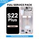 Samsung Galaxy S22 Plus S906 OLED Screen Replacement with Digitizer Assembly [With Frame] [Service Pack] [Pink Gold]