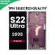 [000] Samsung Galaxy S22 Ultra S908 OLED Screen Replacement with Digitizer Assembly [With Frame] [Aftermarket] [Burgundy]