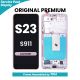 Samsung Galaxy S23 S911 OLED Screen Replacement with Digitizer Assembly [With Frame] [Original New Display] [Lavender]