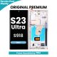 Samsung Galaxy S23 Ultra S918 OLED Screen Replacement with Digitizer Assembly [With Frame] [Original New Display] [Blue]