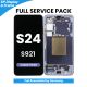 Samsung Galaxy S24 S921 OLED Screen Replacement with Digitizer Assembly [With Frame] [Service Pack] [Cobalt Violet]