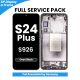 Samsung Galaxy S24 Plus S926 OLED Screen Replacement with Digitizer Assembly [With Frame] [Service Pack] [Onyx Black]
