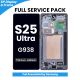 Samsung Galaxy S25 Ultra S938 OLED Screen Replacement with Digitizer Assembly [With Frame] [Service Pack] [Titanium Jetblack]
