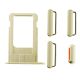[000] iPhone 6S Side Buttons Set and Sim Card Tray Holder Nano Slot Space Replacement [Gold]