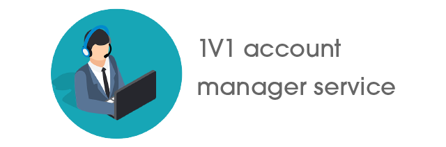 1V1 account manager service